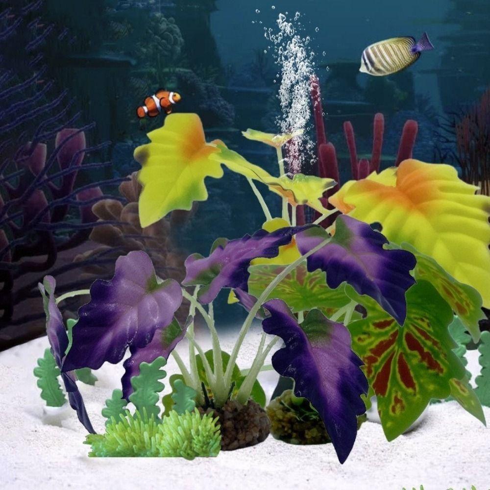 Small Artificial Underwater Plants Plastic Artificial Grass Ornament  Small Ponds