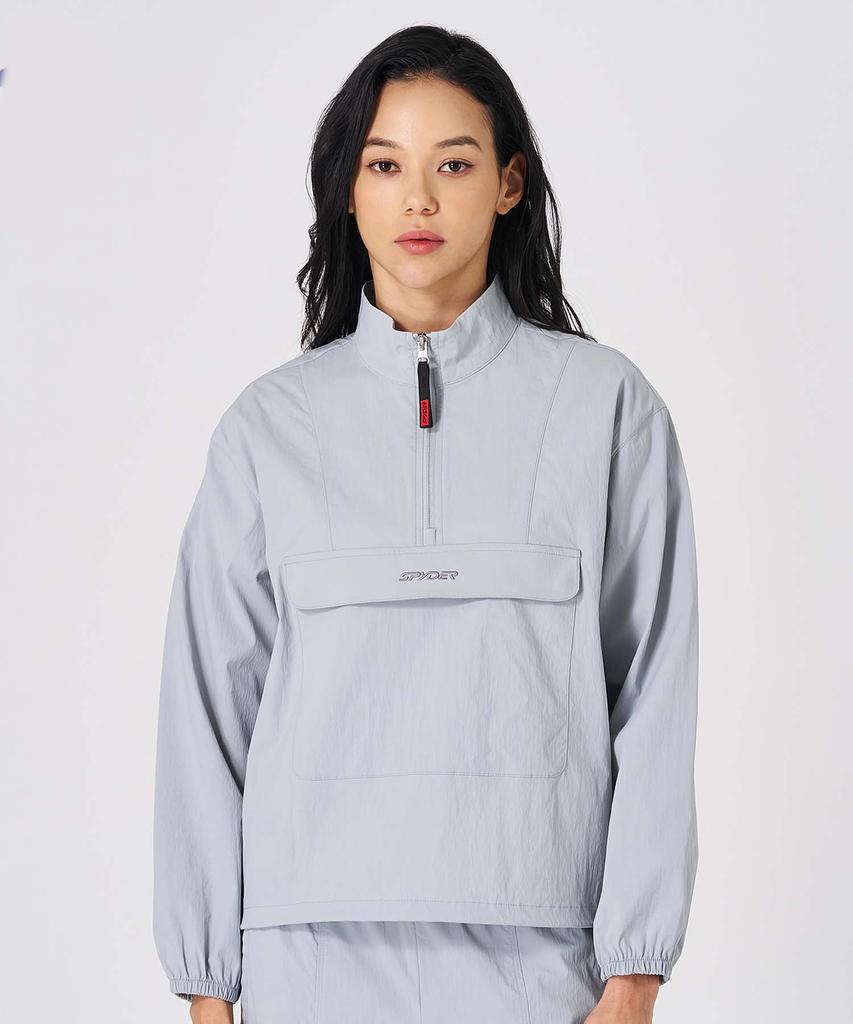 Spyder Women'S Pro Web Cool Woven Anorak Long Sleeve Spkpcnrl352Wlkh