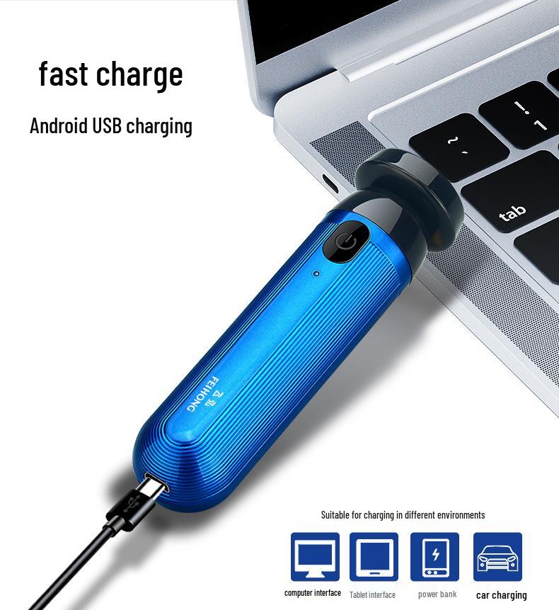 Feihong FH015 Portable Rechargeable Electric Razor for Men & Women