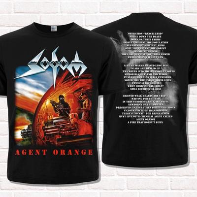 Koszulka Sodom Agent Orange (1989). Teutoński Thrash Metal. W stylu metalowców.