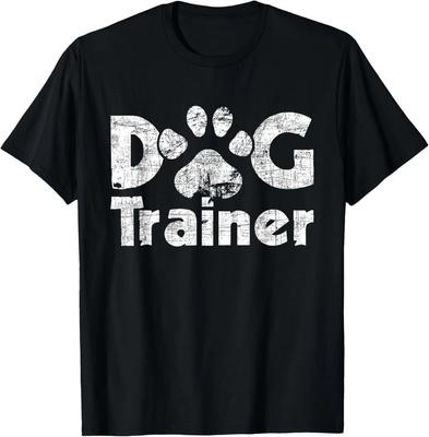T-shirt unisexe cadeau pour dresseur de chiens, amoureux des animaux, propriétaire d'animalerie et spécialiste en agility