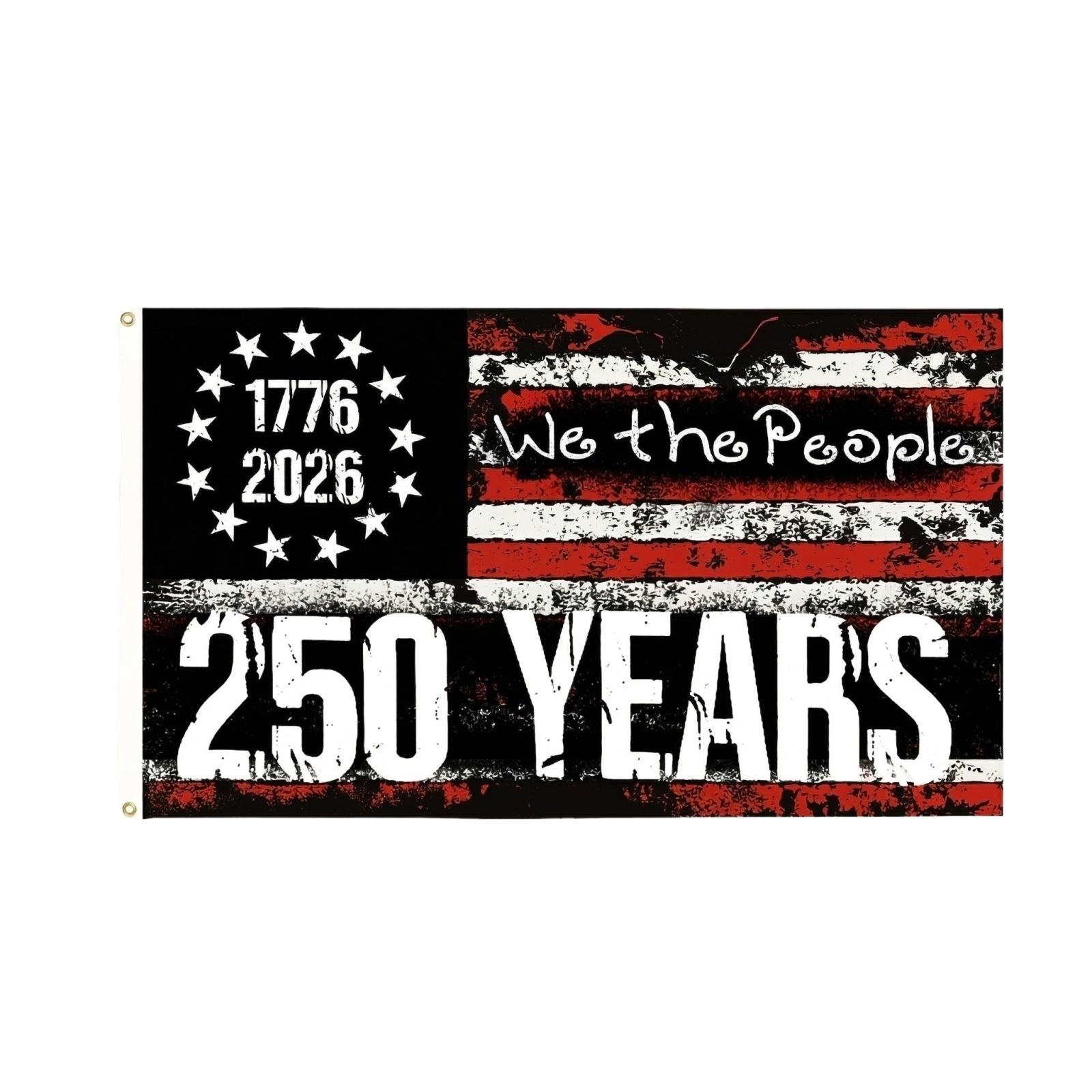 

Anniversary Commemorative Single Flag One Size