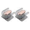 2Pcs Wall Mounted Slippers Rack Strong Plastic Space Saving Waterproof Slippers Hanger for Home Bathroom Salon