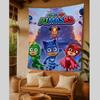 Funny PJ Anime Cute MMasks Anime Tapestry Hanging Tarot Hippie Wall Rugs Dorm Home Decor