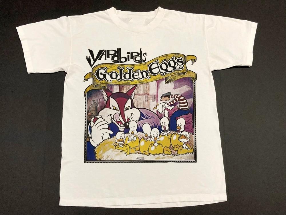 The Yardbirds More Golden Eggs Short Sleeve White All Size T-Shirt EN639 Unisex T-Shirt XL
