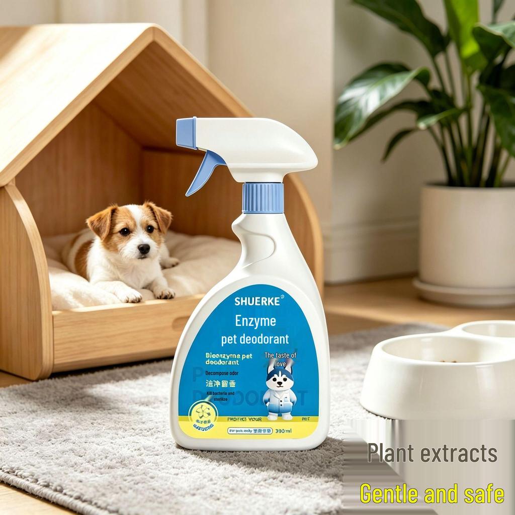 Schurke Pet Deodorant Enzyme Odor Spray for Cats & Dogs