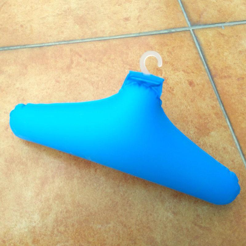 5pcs PVC Inflatable Hangers Clothes Drying Rack Foldable Creative Clothing Storage Holder For Suits Wardrobe Organizer