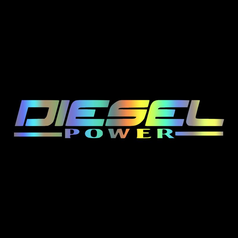 Diesel Power Die-Cut Vinyl Decal Car Sticker Waterproof Auto Decors on Carbody Bumper Rear Window Laptop Choose Size #S60752