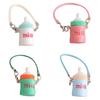 Portable Water Bottle Charm Keychain Pendant Key Holder Accessory With Multiple Color Addition Stylish Outfits