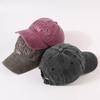 Washed Denim Old Baseball Hat Men's Retro Fashion American Gray Sun Protection Baseball Hat Summer Women
