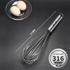 Zhaoran 316L Stainless Steel Manual Egg Whisk Set