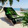 Monster Energy Drink Mega Power Can Beach Towel Beach Towel For Vacation Photos Soft Seaside Swim Quickdrying Swim Towel Beach Towel Printing