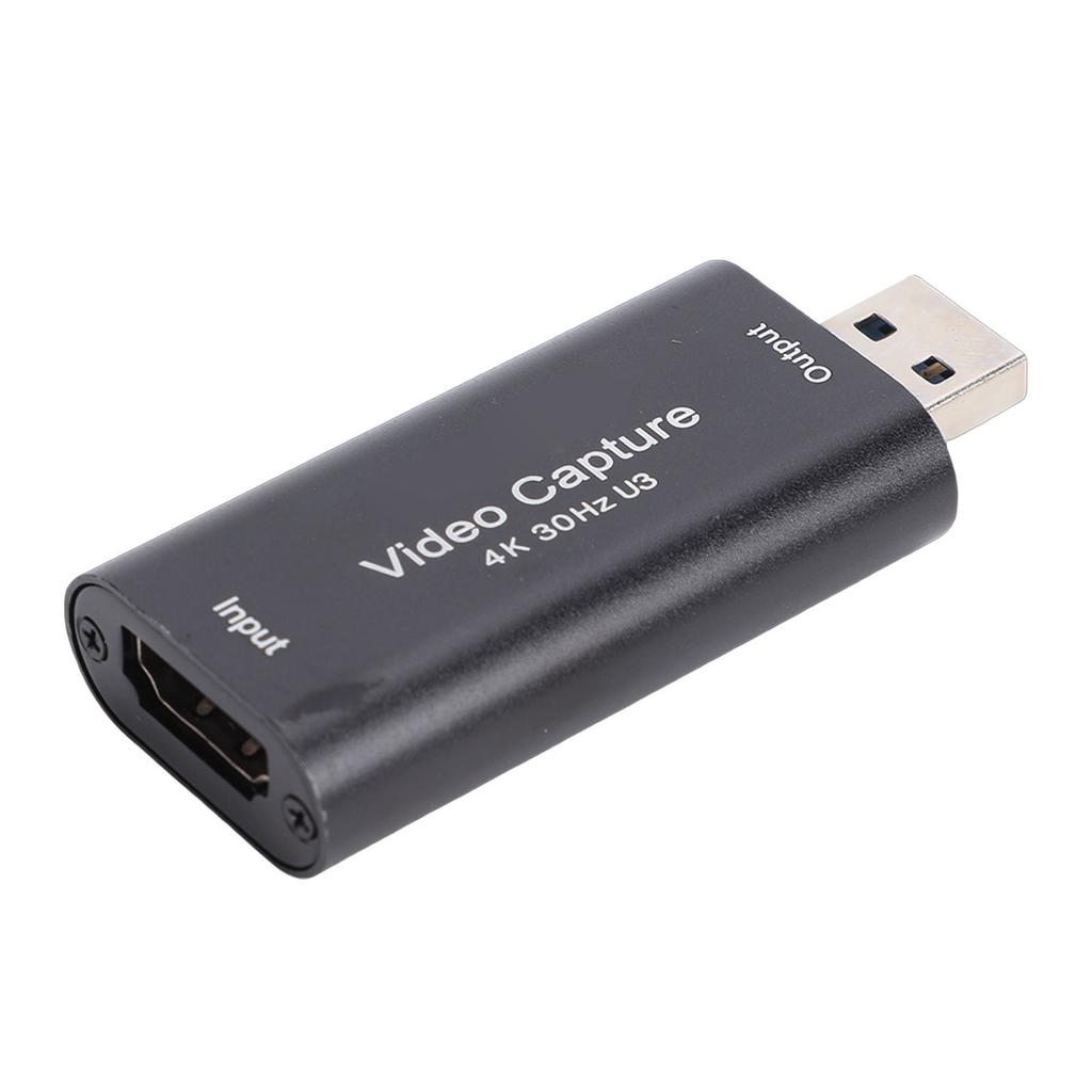 Video Capture Card 4K 30hz High Definition Multimedia Interface to USB Audio Video Capture Device for Streaming Gaming