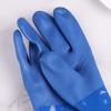 Rukavice odolné proti oleji Odolné vůči kyselinám a zásadám Modrá podšívka Bavlna Bezpečnost v průmyslu Ochranné rukavice Nebezpečné chemikálie 1 pár
