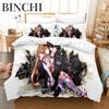 Anime Sword Art Online 3D Bedding Set Duvet Cover Pillowcase Boys Gift Home Textile Bed Linen