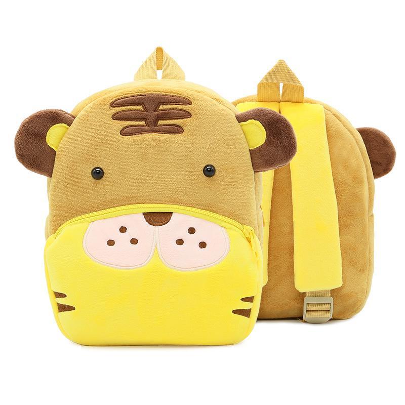 Cute Children School Bags 3D Cartoon Animal Plush Kids Backpack Kindergarten Boys Girls Schoolbags Mini Small Backpack