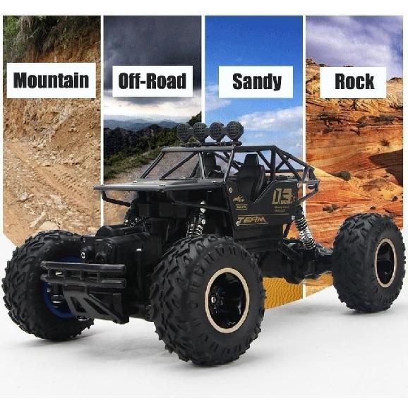 1:16 4WD RC Cars Alloy Speed 2.4G Radio Control RC Cars Toys Alloy Suvs Buggy Trucks Children Gift