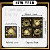 20/60pcs black and Golden theme 2026 New Year Christmas Party tissues. Disposable tissues are suitable for theme parties