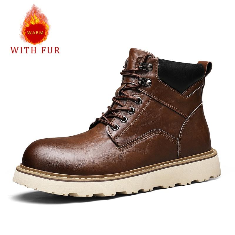 

Осенние и зимние мужские ботинки Классический ретро-стиль для отдыха на природе Модная вечеринка Высококачественная офисная обувь для молодежи и взрослых 45