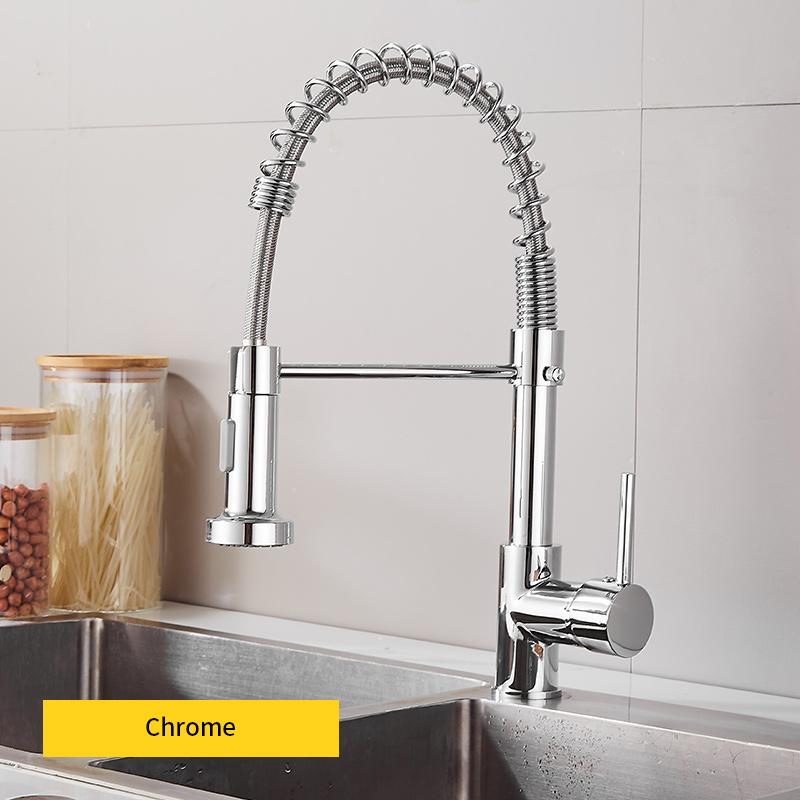 

Матовый черный смеситель для кухонной мойки, выдвижной смеситель для кухни, смеситель с одной ручкой, вращение на 360 градусов, смеситель Torneira Cozinha