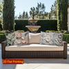 2D Floral 3D-Embossed Pattern Decorative Pillow Covers Pattern Cushion Cover Suitable For Sofa Bedroom Car Pillow Cover