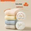 2024 Women's Thickened Cashmere Mid-Calf Socks: Fleece-Lined, Warm Wool for Autumn/Winter and Sleep