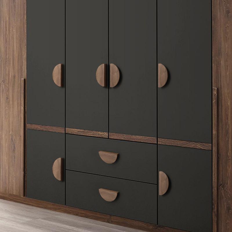 Rustic Style Wood Furniture Pulls Easy To Install Cabinet Handles for Kitchen Wardrobe Closet Drawer Farmhouse Renovation