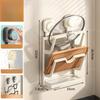 Suction Cup Lid Placer No Punching Wall Hanging Kitchen Rack Multifunctional Cutting Board Rack Powerful Lid Rack