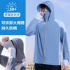 1011 New Breathable Sun Protection Shirt Men's Ice Silk Summer Quick-Dry Casual UV Protection Sports Cooling Sun Protection Clothing