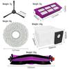 Compatible Accessories for Midea V15/V15pro: Main Brush, Side Brush, Filter, Mop, Dust Bag, HEPA Filter