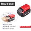 Jumper Cables With Adapter Compatible With Mil.Waukee M18 18V Battery Jumper Starter, Automotive Booster Cables 2Ft 8AWG Cable Power Tool Line,