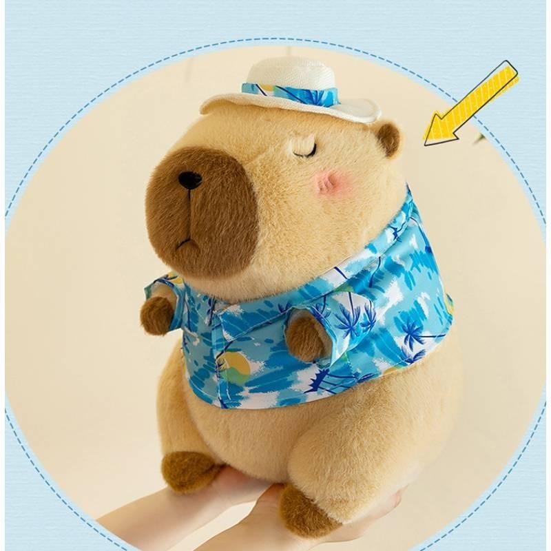 Entzückendes Capybara Plüschtier für Mädchen, weich und kuschelig, Schlafkissen, Geschenk