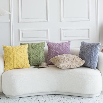 כיסוי כרית טפטה דו-צדדי עכשווי – קטיפה רכה לסתיו/חורף, אידיאלי לסלון, ספה, שידה ליד המיטה או תמיכה למותניים.