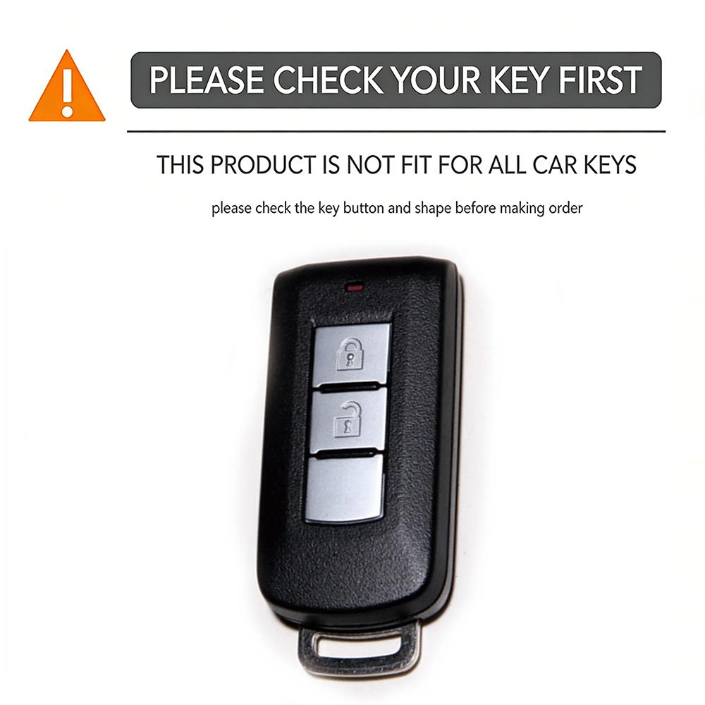 Silicone Car Key Case Cover For Mitsubishi Outlander Xpander Triton Asx Lancer Pajero Sport 3 G Eclipse Cross L200