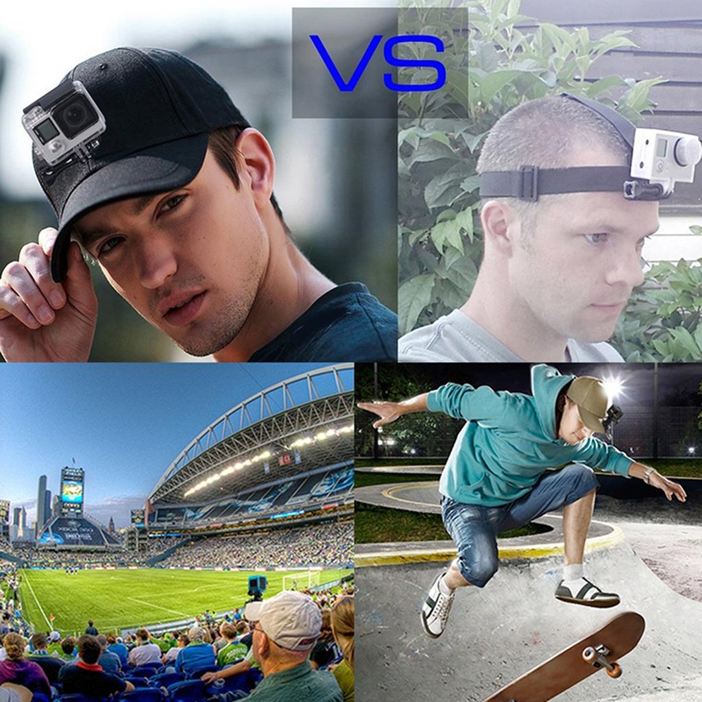 Canvas Sun Hats Adjustable for Head Strap Sports Action Camera For -DJI Osmo