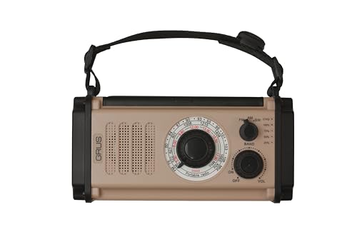 

GRUS GRS303-SND 5-in-1 Analog Radio with Large Capacity Battery and Multi-Function