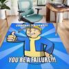 1pc NUKA-BOMBS Fallout1 Design Area Rug - Non-Slip, Soft & Cozy Floor Mat for Living Room, Bedroom, Office - Indoor/Outdoor Decorative Carpet