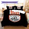 Al-Shabab FC Pattern Bedding,Quilt Set Quilt Cover Pillowcase Home Birthday Gift (1 * duvet cover + 2 * pillowcase, without core)