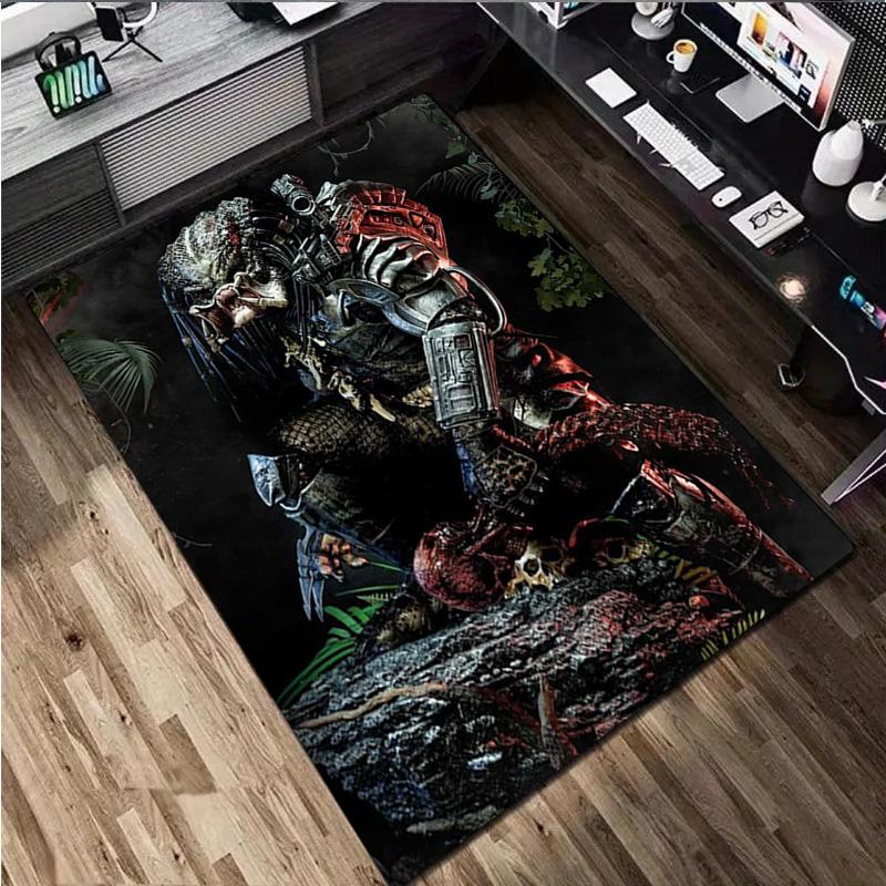 1 Stück Der Predator Druckteppich - Heimdekoration Teppich Für Wohnzimmer Schlafzimmer Bodenbelag Computerstuhl Bereichsteppich