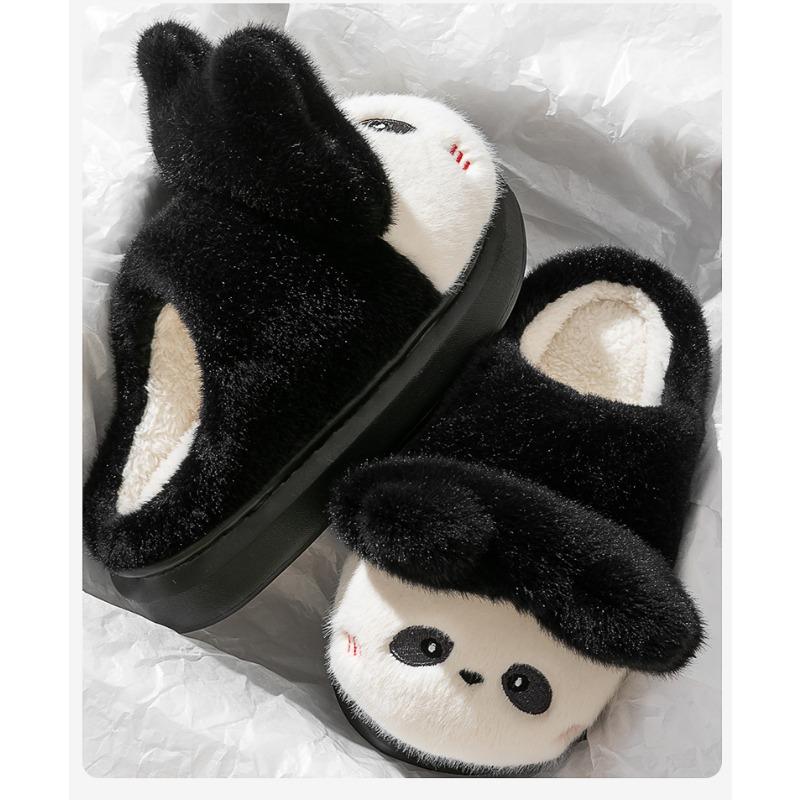 

Детские хлопковые тапочки зимние для дома с плюшевой подошвой 34