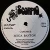 12inch Record MEGA BANTON  Gangster CDBS55 Black Scorpio 1993 UK Reggae Ska  Dub Used