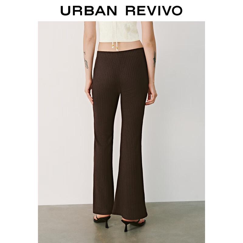 Women's Retro Beaded Drawstring Slim Flare Pants