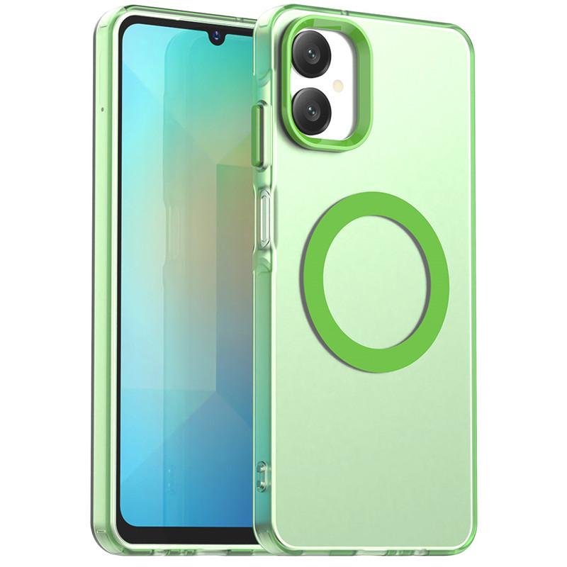 For Samsung Galaxy A06 5G Deksel Magsafe Trådløs Lading Deksel Samsung Galaxy A06 A16 A26 A36 A56 5G Matt TPU Telefondeksel Støtfanger