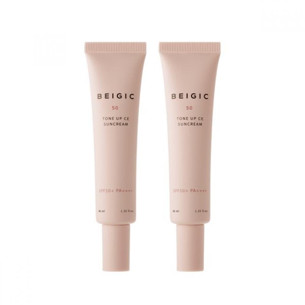 Beigic Tone Up Ce Sunscreen Duo Set 40ml Single option
