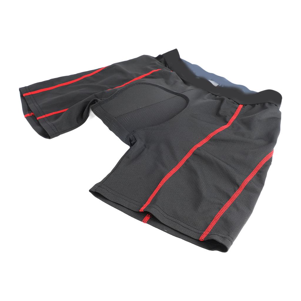 Gepolsterte Radshorts Atmungsaktiv Stoßdämpfend Weicher Schwamm Silikon Radhosen für Herren Damen