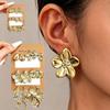 Starfish Shell Fashion Earring Set Ocean Inspired Stud Earrings Charm Earring Set  Women Daily Wear