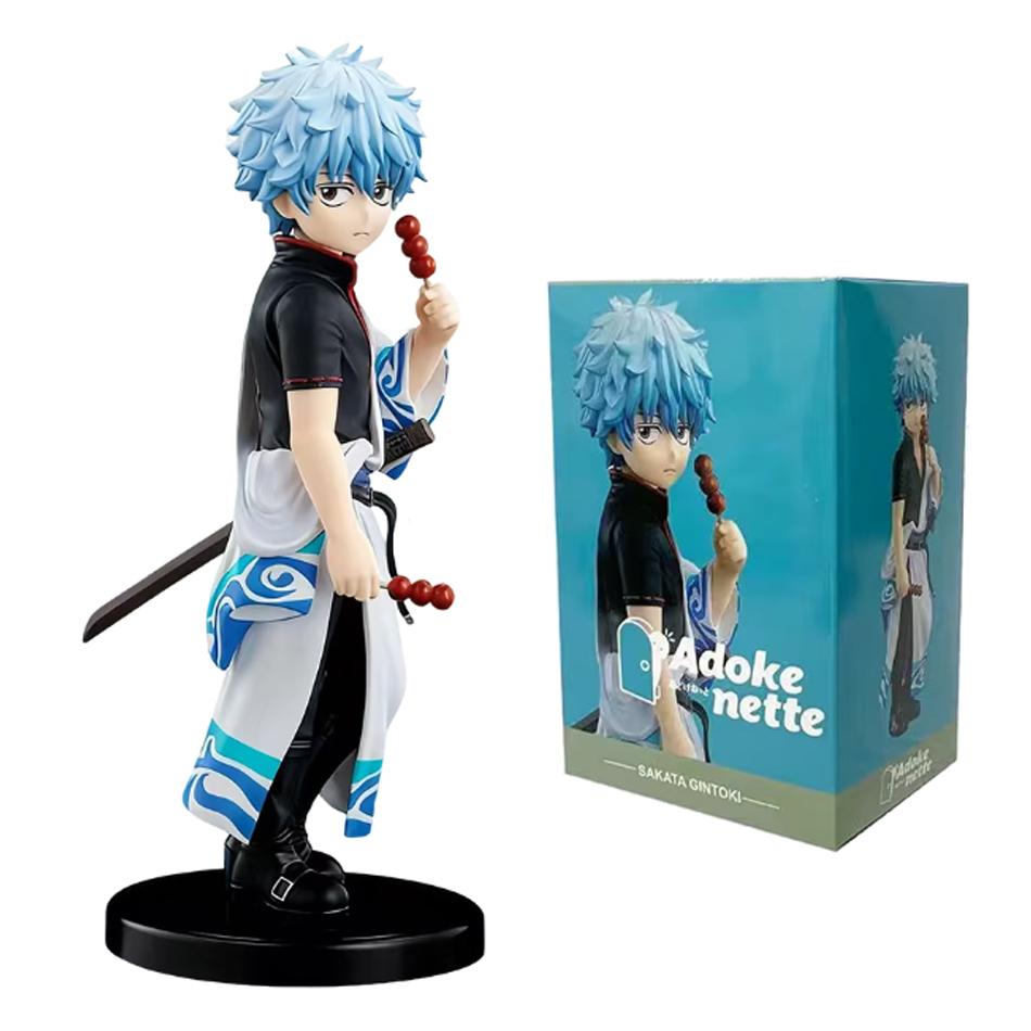Gintama Anime Figure Katsura Kotarou ,Teacher Series Sakata Gintoki Collection PVC Action Figures Model Toy Brithday Gifts