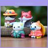 One Piece Cat Pvc Toy Set With Interactive Features For Kids And Collectors