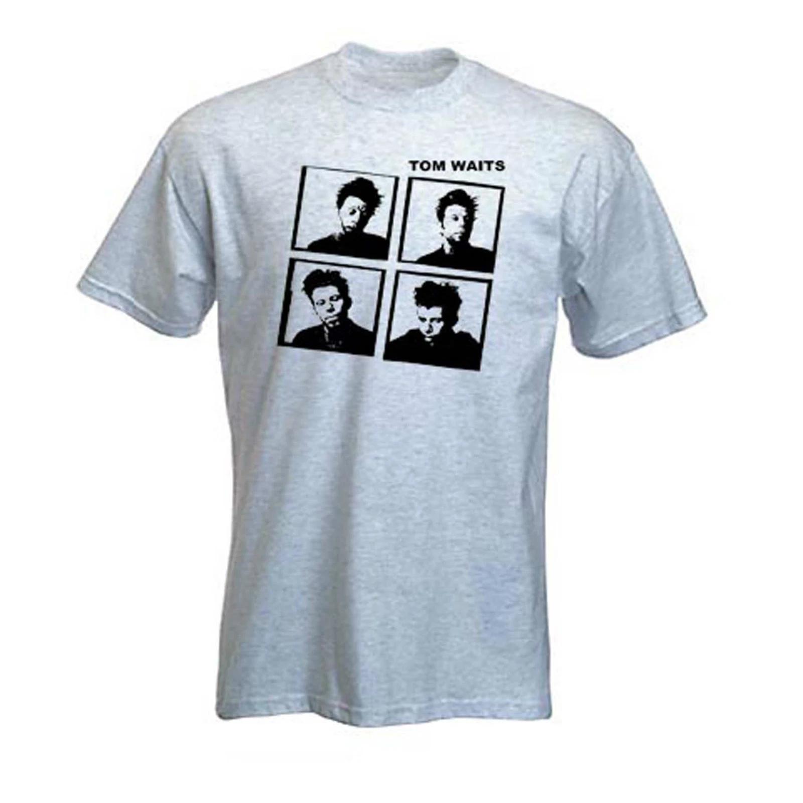 Tom Waits T-Shirt Light Grey Size S to XXL S