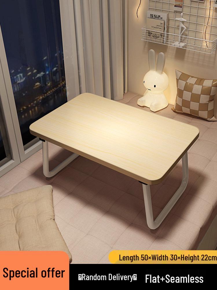 Foldable Bedside Table & Study Desk for Dorms and Kids